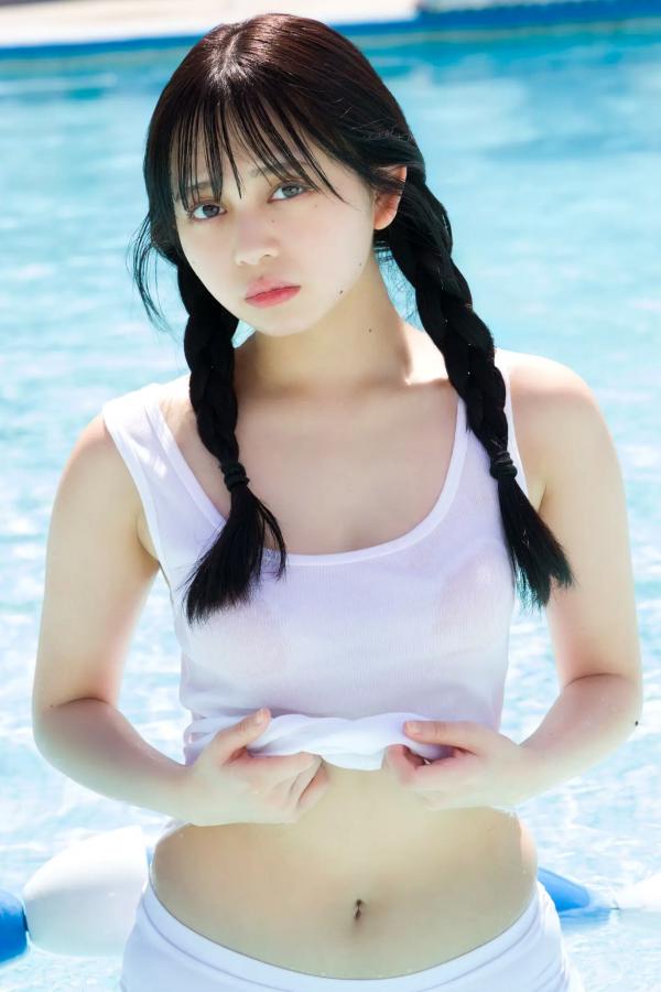    蓬莱舞《あれから…》清纯美少女阳光户外比基尼与清新内衣性感写真第20张图片