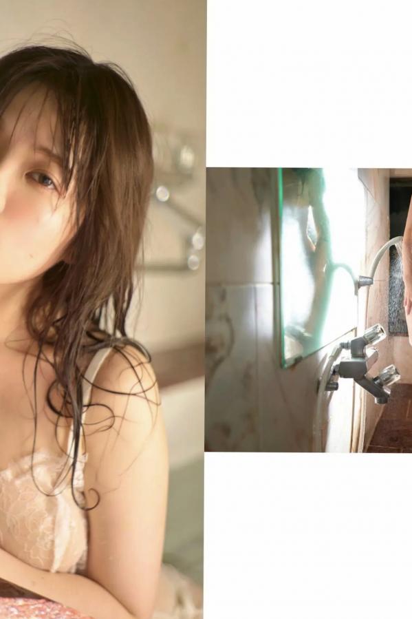   《やなぎばころん - Distotion vol.2》日本美少女浴室湿身与黑色内衣私房诱惑写真第86张图片
