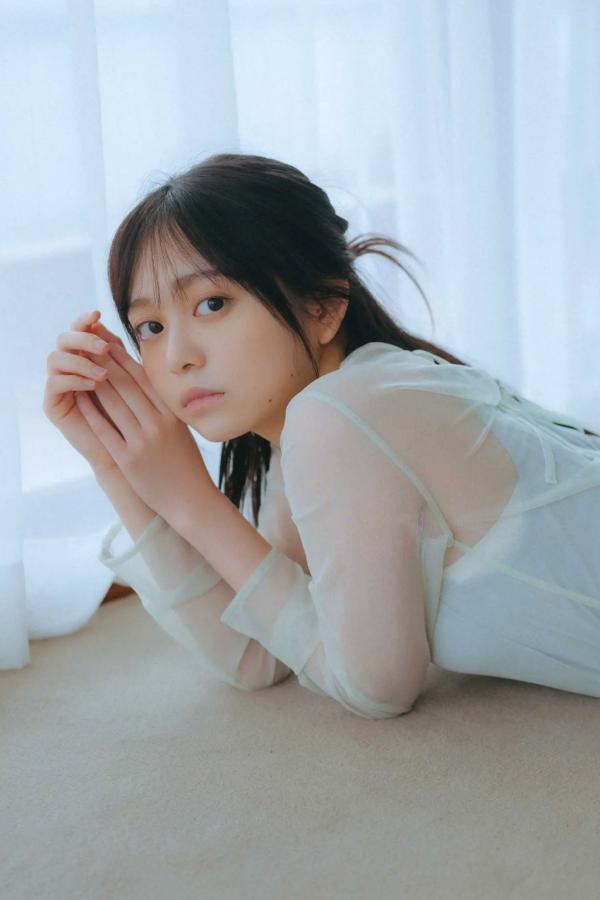   蓬莱舞 - 蒼い音 vol.2 豪華版 日系清纯美少女白色内衣私房写真 治愈系性感图集第8张图片