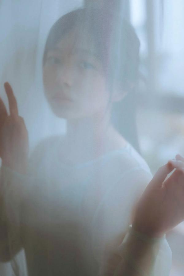   蓬莱舞 - 蒼い音 vol.2 豪華版 日系清纯美少女白色内衣私房写真 治愈系性感图集第9张图片
