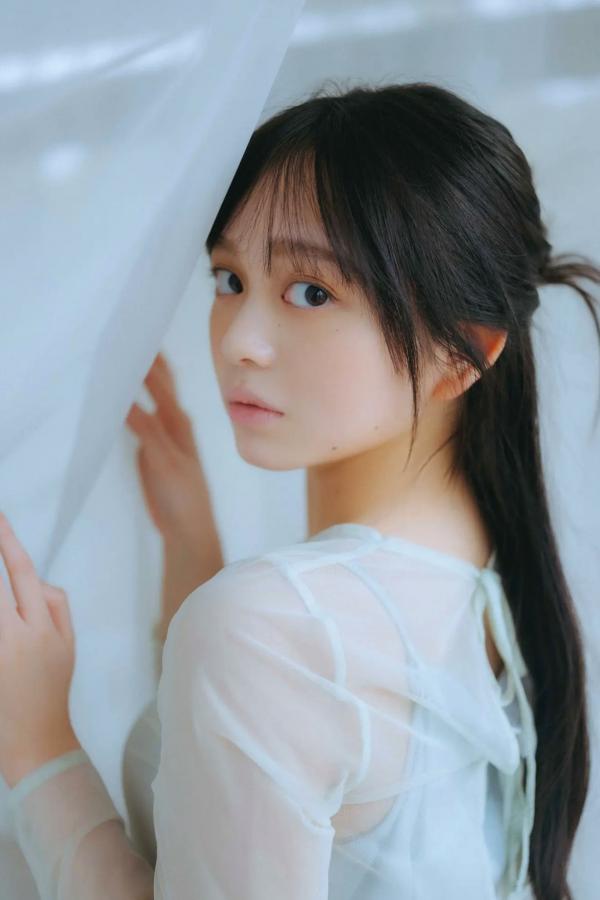   蓬莱舞 - 蒼い音 vol.2 豪華版 日系清纯美少女白色内衣私房写真 治愈系性感图集第10张图片