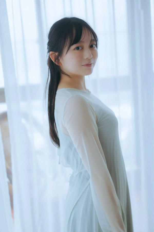   蓬莱舞 - 蒼い音 vol.2 豪華版 日系清纯美少女白色内衣私房写真 治愈系性感图集第12张图片