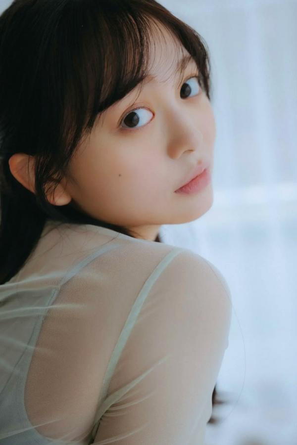   蓬莱舞 - 蒼い音 vol.2 豪華版 日系清纯美少女白色内衣私房写真 治愈系性感图集第19张图片