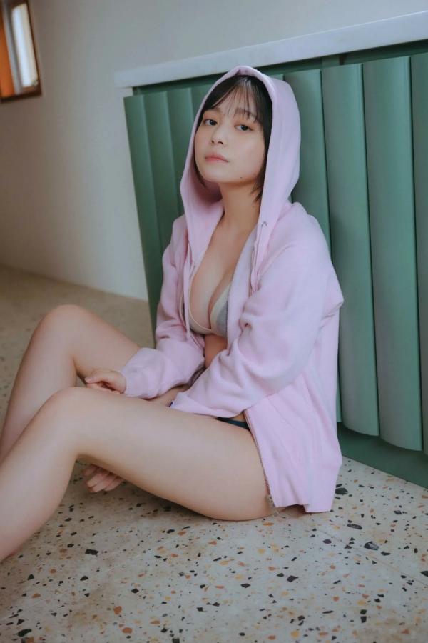   蓬莱舞 - 蒼い音 vol.2 豪華版 日系清纯美少女白色内衣私房写真 治愈系性感图集第32张图片