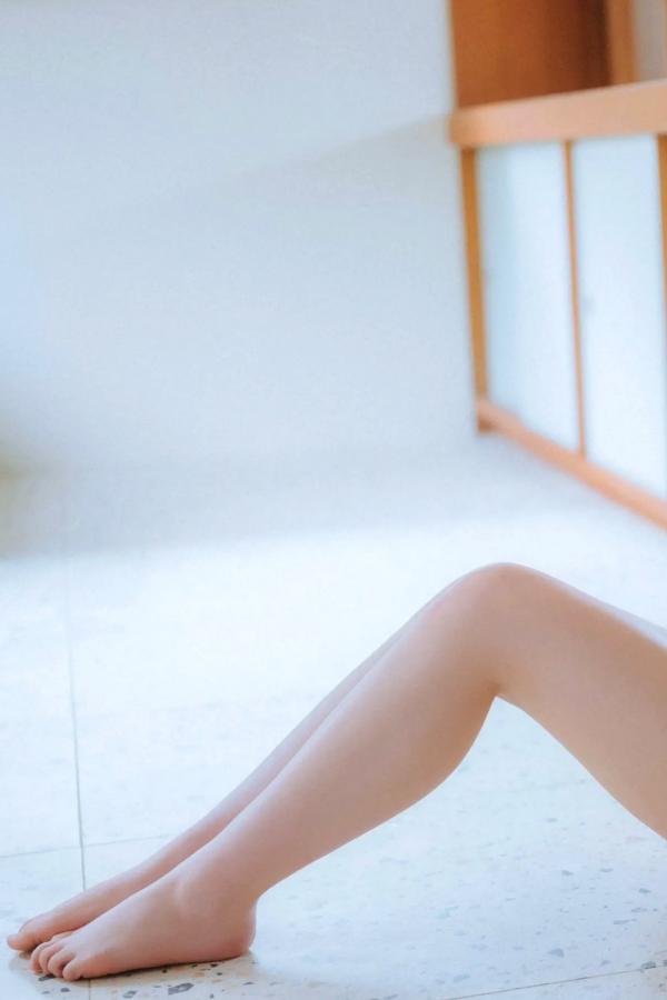   蓬莱舞 - 蒼い音 vol.2 豪華版 日系清纯美少女白色内衣私房写真 治愈系性感图集第37张图片
