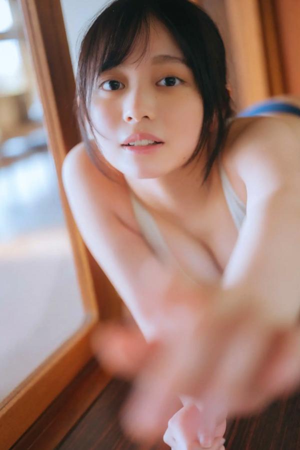   蓬莱舞 - 蒼い音 vol.2 豪華版 日系清纯美少女白色内衣私房写真 治愈系性感图集第38张图片