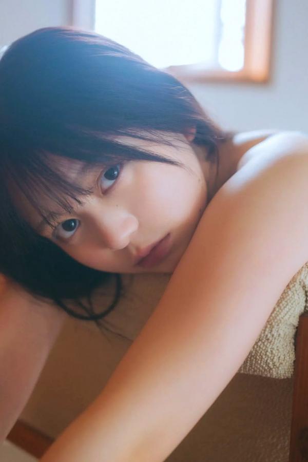  蓬莱舞 - 蒼い音 vol.2 豪華版 日系清纯美少女白色内衣私房写真 治愈系性感图集第50张图片