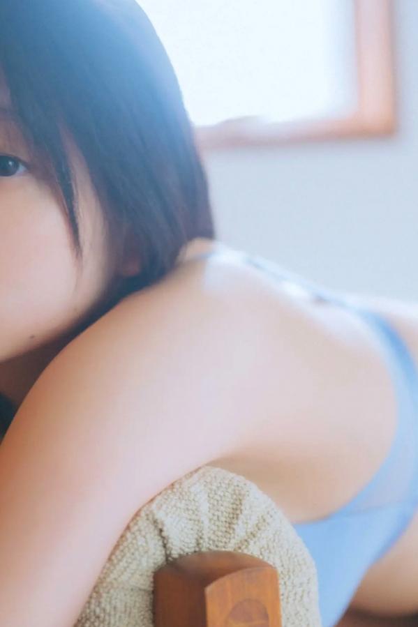   蓬莱舞 - 蒼い音 vol.2 豪華版 日系清纯美少女白色内衣私房写真 治愈系性感图集第52张图片