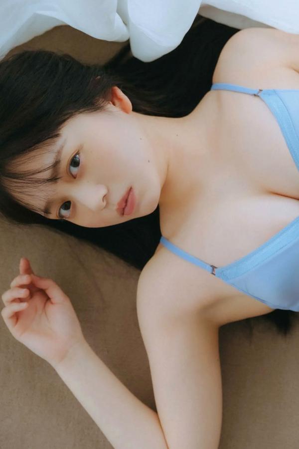   蓬莱舞 - 蒼い音 vol.2 豪華版 日系清纯美少女白色内衣私房写真 治愈系性感图集第58张图片