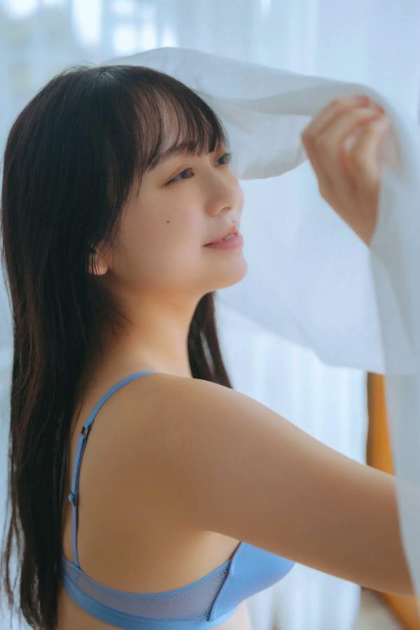   蓬莱舞 - 蒼い音 vol.2 豪華版 日系清纯美少女白色内衣私房写真 治愈系性感图集第59张图片