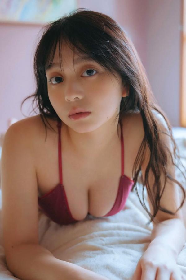   蓬莱舞 - 蒼い音 vol.2 豪華版 日系清纯美少女白色内衣私房写真 治愈系性感图集第74张图片