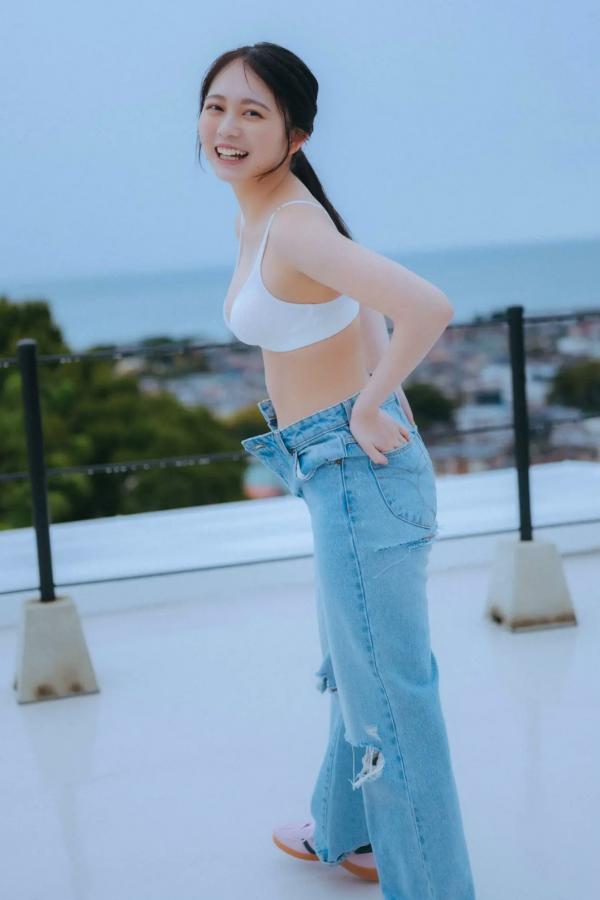   蓬莱舞 - 蒼い音 vol.2 豪華版 日系清纯美少女白色内衣私房写真 治愈系性感图集第87张图片