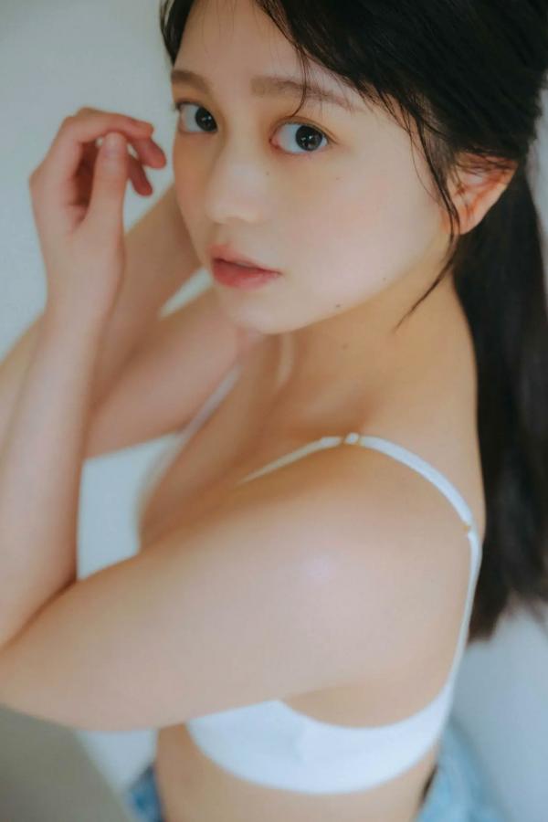   蓬莱舞 - 蒼い音 vol.2 豪華版 日系清纯美少女白色内衣私房写真 治愈系性感图集第89张图片