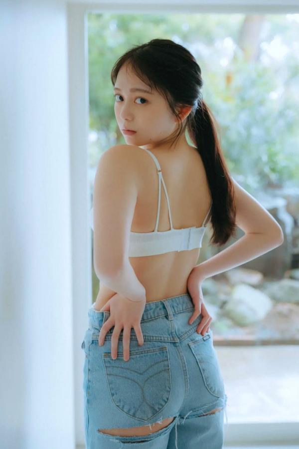   蓬莱舞 - 蒼い音 vol.2 豪華版 日系清纯美少女白色内衣私房写真 治愈系性感图集第92张图片