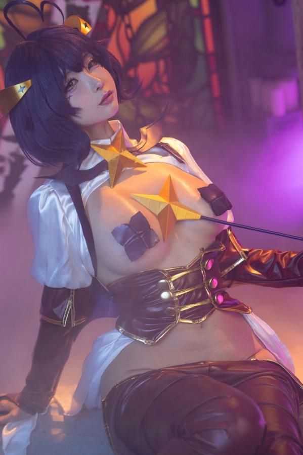   蠢沫沫-柊舞缇娜 魔法少女COS大尺度性感美臀诱惑写真第18张图片