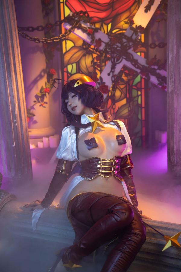   蠢沫沫-柊舞缇娜 魔法少女COS大尺度性感美臀诱惑写真第21张图片