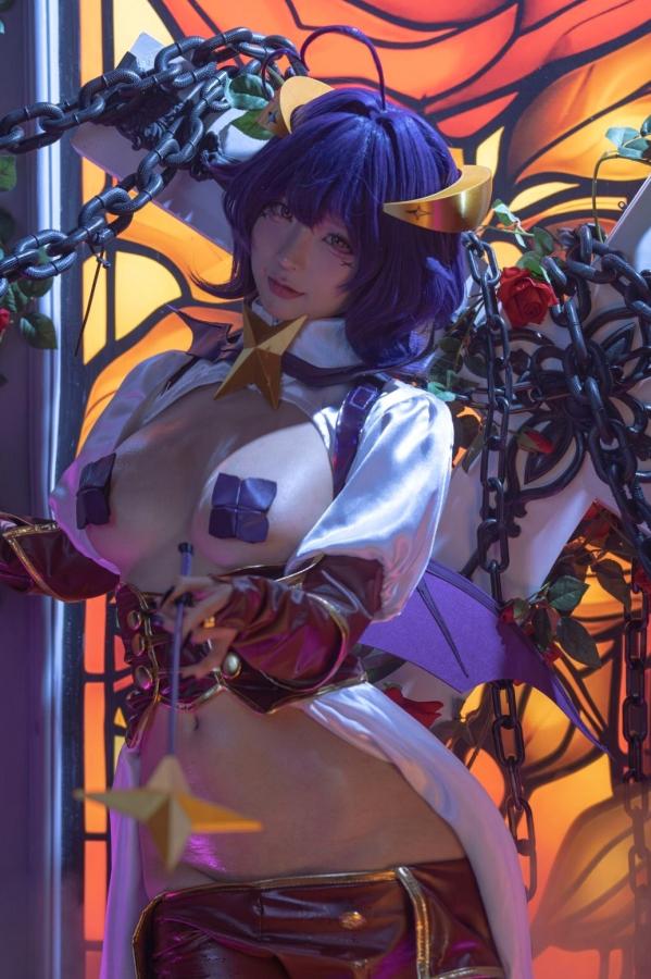   蠢沫沫-柊舞缇娜 魔法少女COS大尺度性感美臀诱惑写真第34张图片