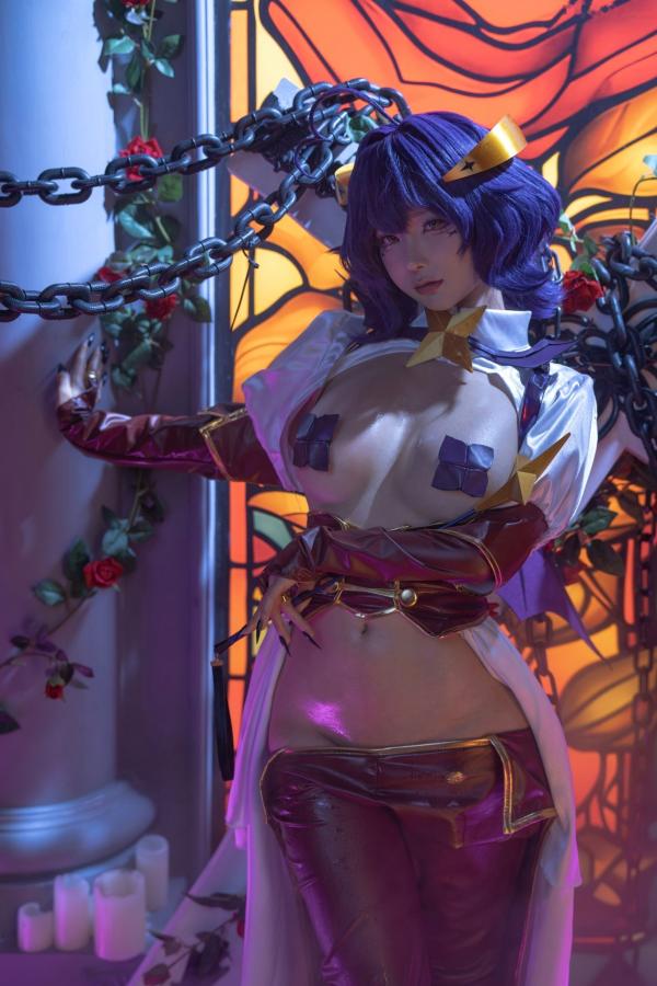   蠢沫沫-柊舞缇娜 魔法少女COS大尺度性感美臀诱惑写真第35张图片