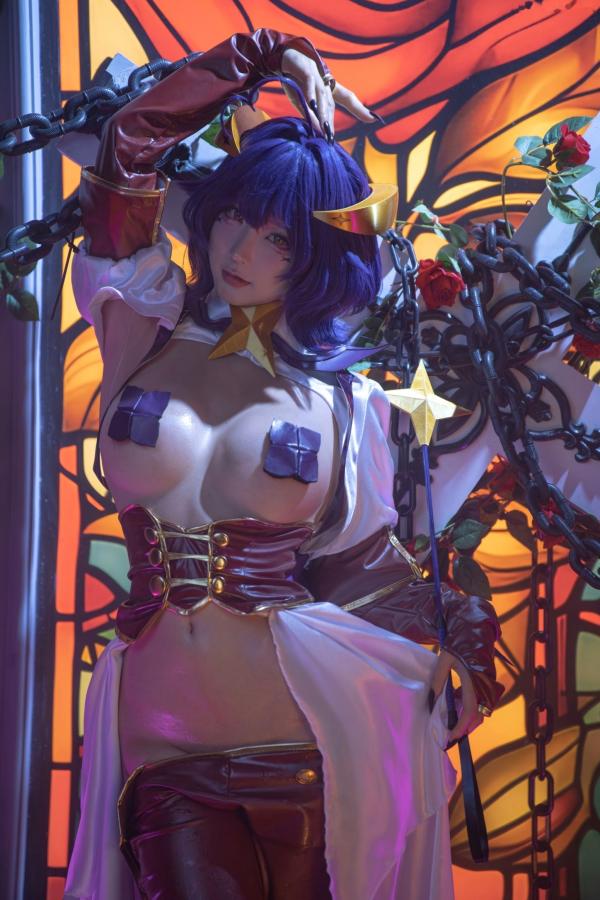   蠢沫沫-柊舞缇娜 魔法少女COS大尺度性感美臀诱惑写真第38张图片