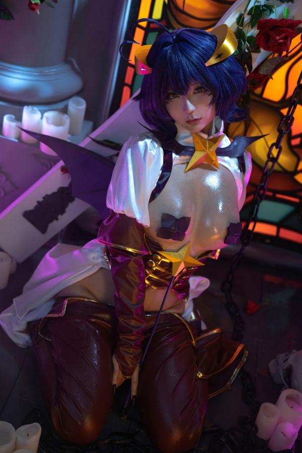   蠢沫沫-柊舞缇娜 魔法少女COS大尺度性感美臀诱惑写真第43张图片