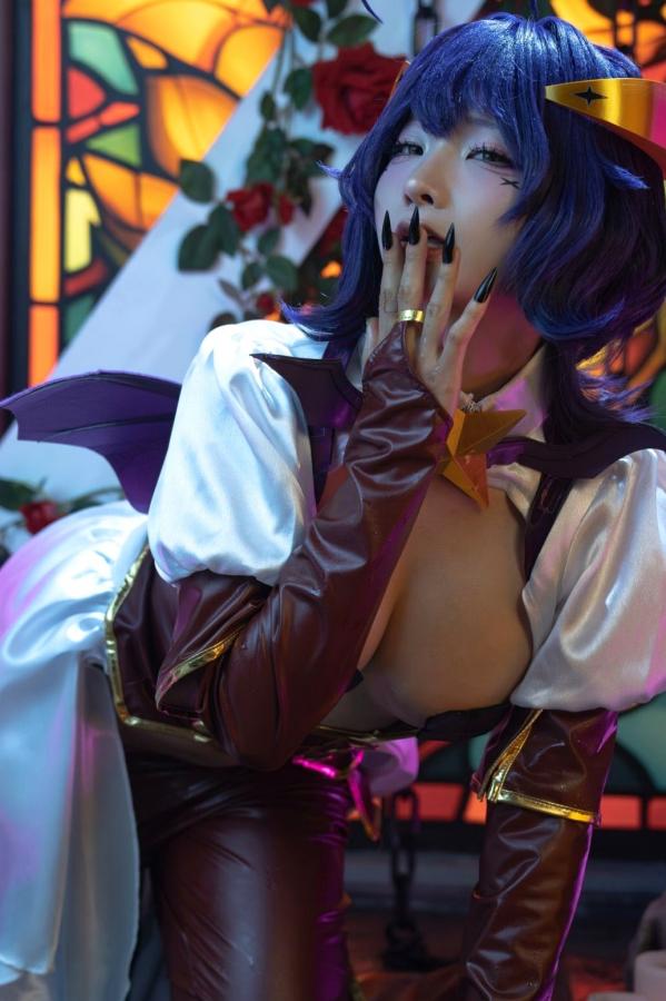   蠢沫沫-柊舞缇娜 魔法少女COS大尺度性感美臀诱惑写真第45张图片
