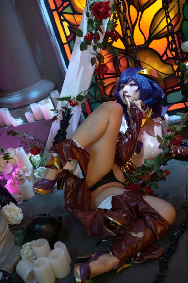   蠢沫沫-柊舞缇娜 魔法少女COS大尺度性感美臀诱惑写真第61张图片