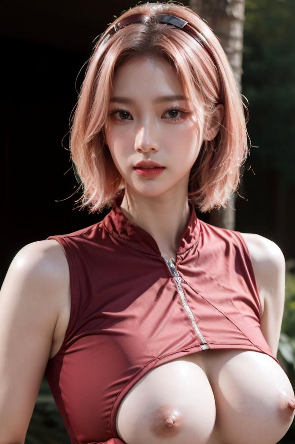    AI美女-拟实-酒红色情趣旗袍 大尺度无圣光诱惑写真第26张图片