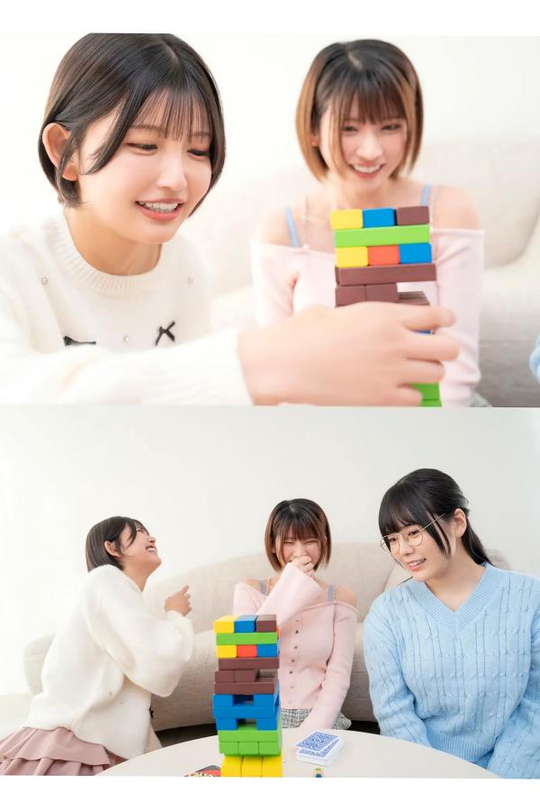   えなこ x 東雲うみ x 南あみ - チームかわいい 日本性感比基尼女神浴室写真第45张图片