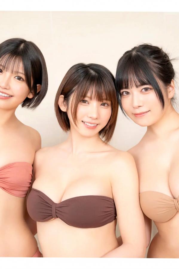   えなこ x 東雲うみ x 南あみ - チームかわいい 日本性感比基尼女神浴室写真第82张图片