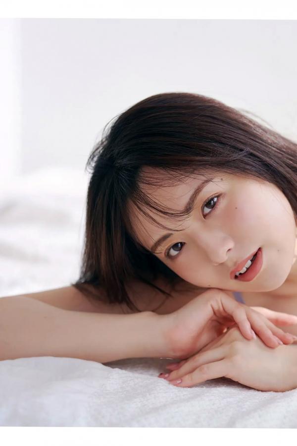   西野夢菜 - このFカップ、プルい 日本性感女神室内酒红内衣私房写真第16张图片