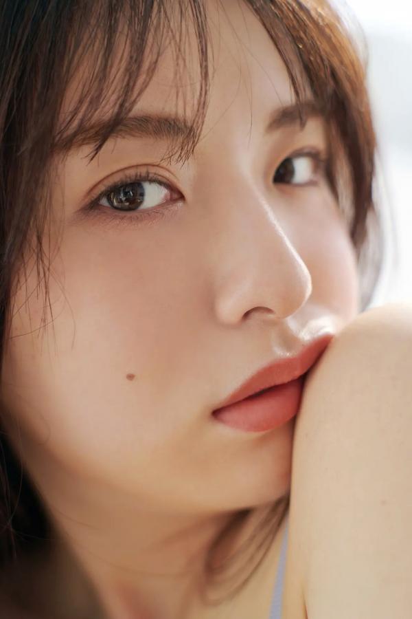   西野夢菜 - このFカップ、プルい 日本性感女神室内酒红内衣私房写真第18张图片
