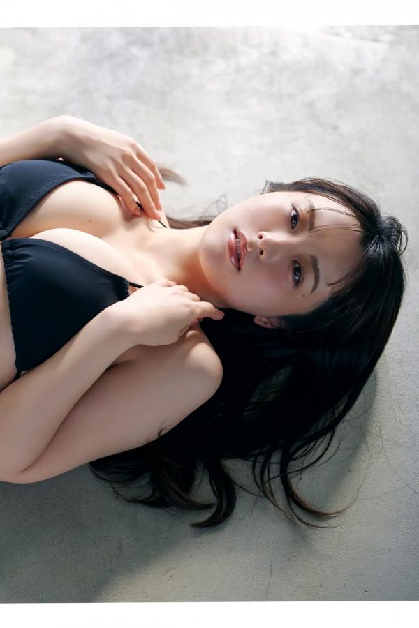   西野夢菜 - このFカップ、プルい 日本性感女神室内酒红内衣私房写真第54张图片