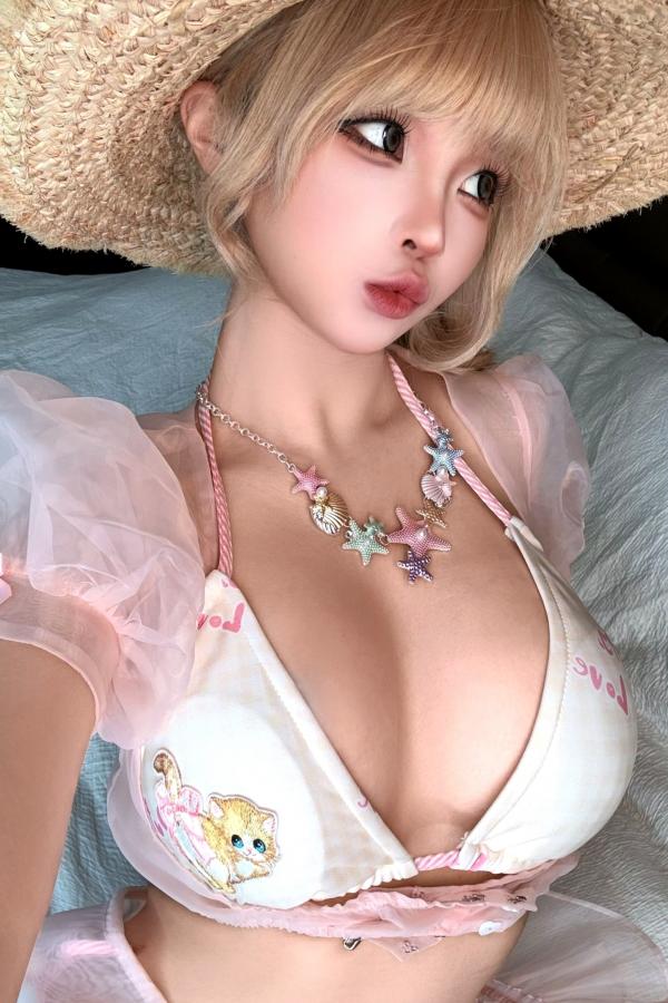 蠢沫沫  《蠢沫沫-自拍3月》甜美泳装与黑色内衣性感私房照第119张图片