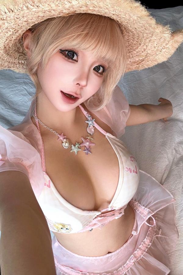 蠢沫沫  《蠢沫沫-自拍3月》甜美泳装与黑色内衣性感私房照第121张图片