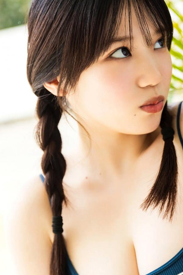   堀みなみ - 聖なるHカップ vol.3 日本童颜巨乳女神阳光户外比基尼写真第46张图片