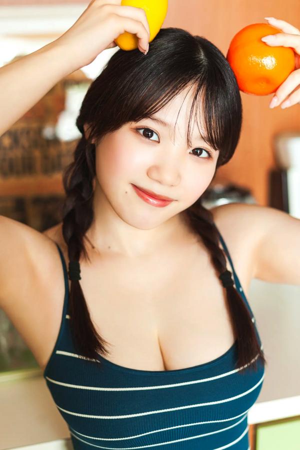   堀みなみ - 聖なるHカップ vol.3 日本童颜巨乳女神阳光户外比基尼写真第62张图片