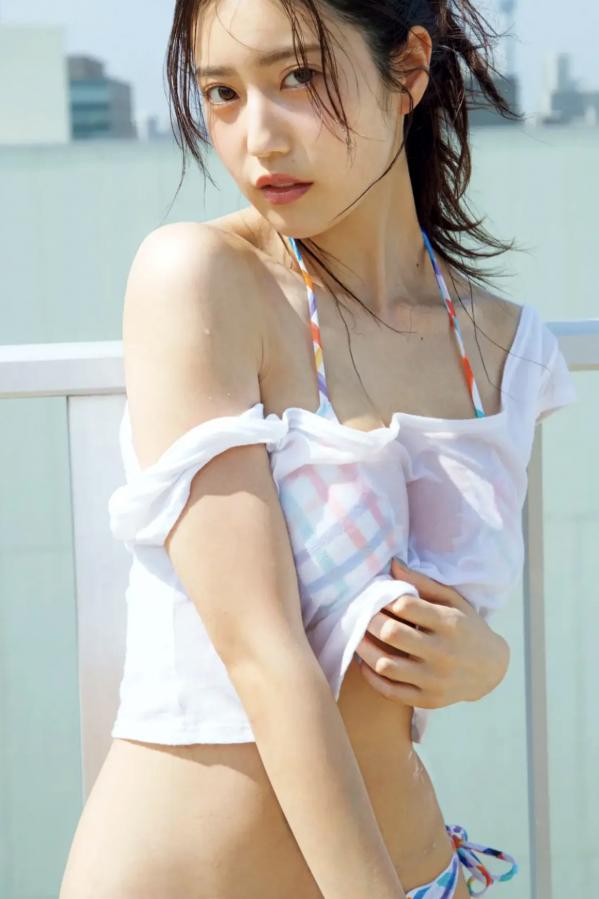    阿部なつき - 比類なき、異次元ボディ!! 日本女神户外比基尼湿身诱惑写真第6张图片