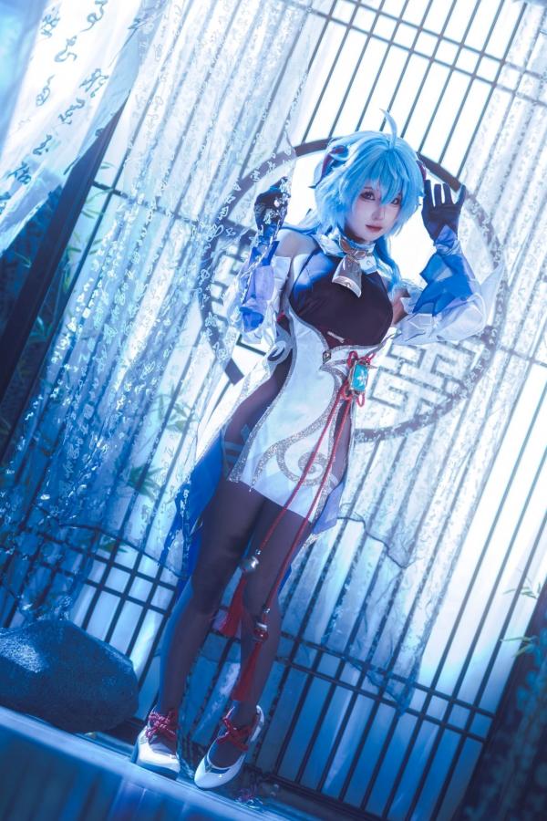蠢沫沫  蠢沫沫-Ganyu甘雨Cosplay写真 唯美古风仙女角色扮演图集第1张图片