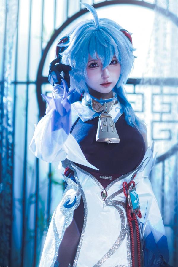蠢沫沫  蠢沫沫-Ganyu甘雨Cosplay写真 唯美古风仙女角色扮演图集第3张图片