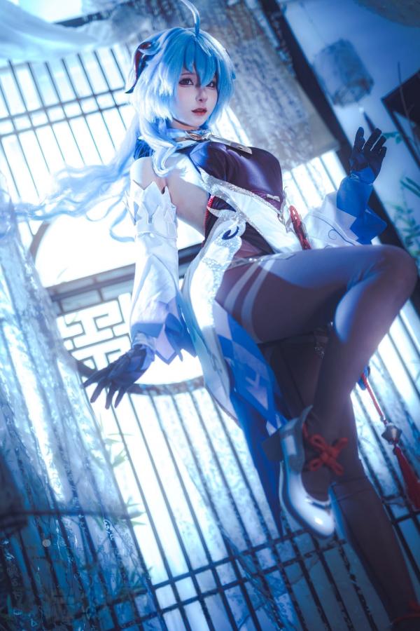 蠢沫沫  蠢沫沫-Ganyu甘雨Cosplay写真 唯美古风仙女角色扮演图集第5张图片