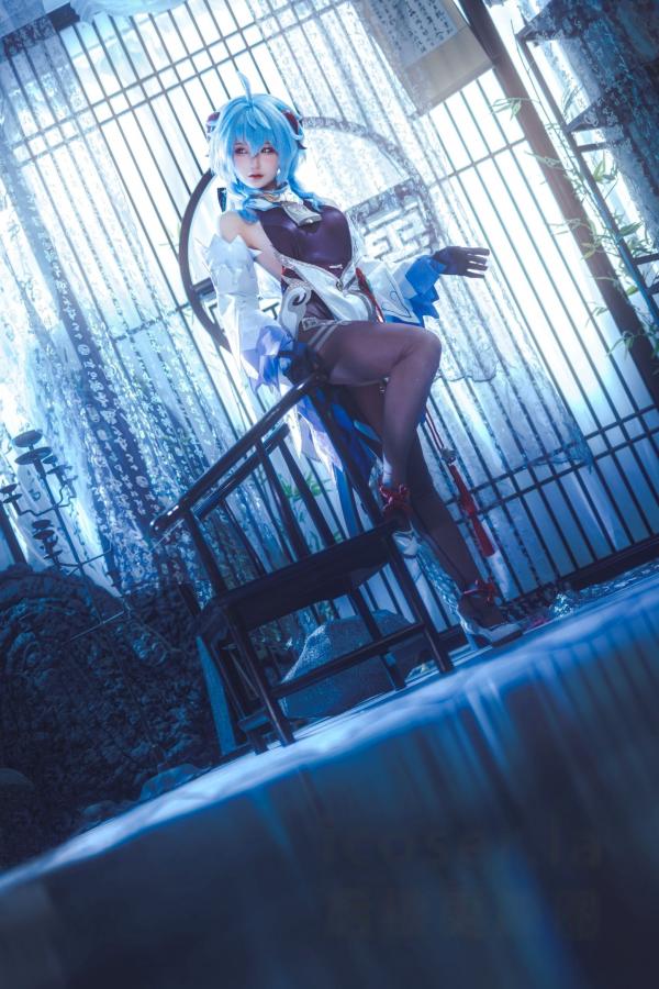 蠢沫沫  蠢沫沫-Ganyu甘雨Cosplay写真 唯美古风仙女角色扮演图集第17张图片