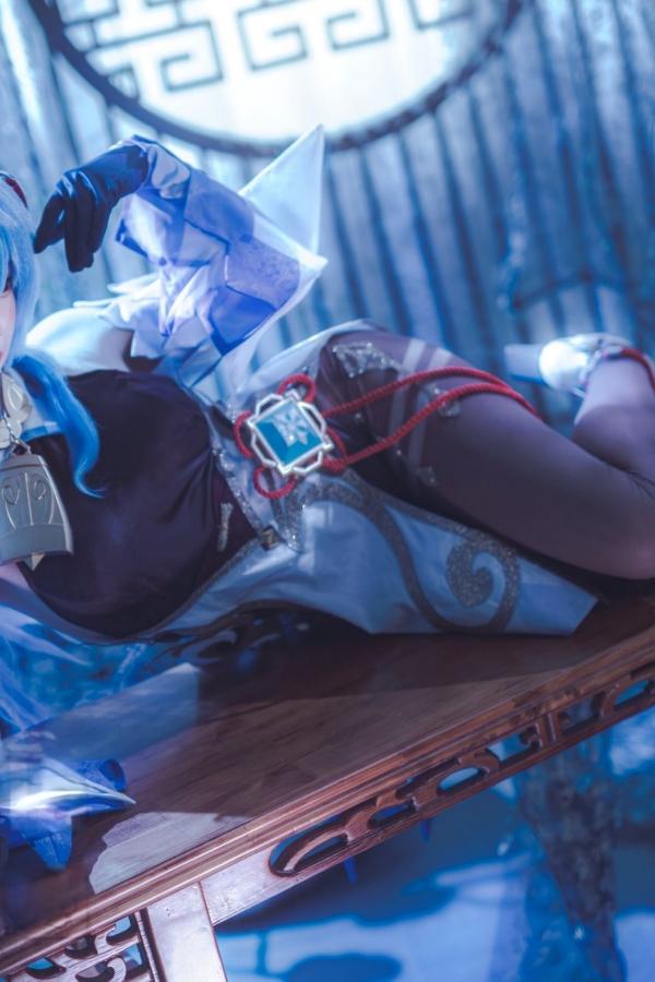 蠢沫沫  蠢沫沫-Ganyu甘雨Cosplay写真 唯美古风仙女角色扮演图集第18张图片