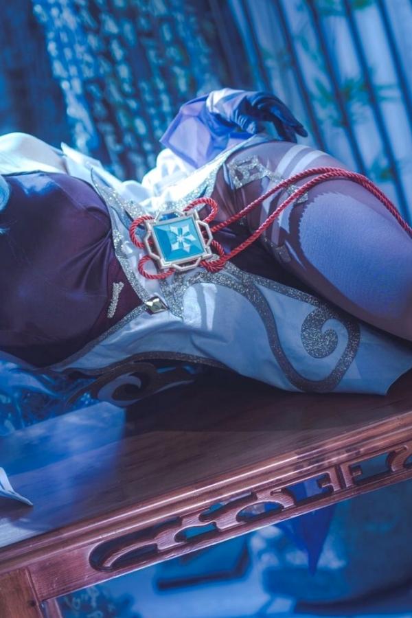 蠢沫沫  蠢沫沫-Ganyu甘雨Cosplay写真 唯美古风仙女角色扮演图集第19张图片