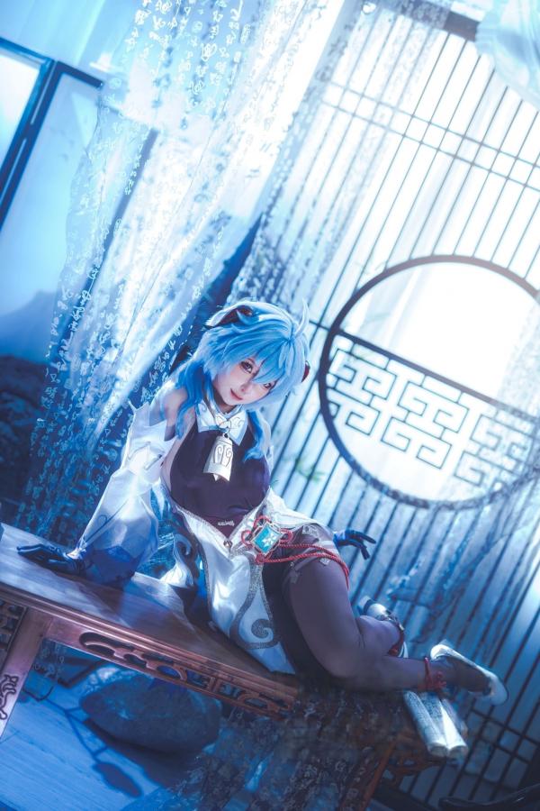 蠢沫沫  蠢沫沫-Ganyu甘雨Cosplay写真 唯美古风仙女角色扮演图集第22张图片