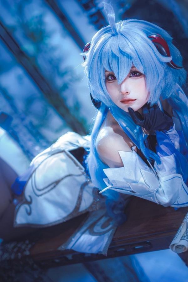 蠢沫沫  蠢沫沫-Ganyu甘雨Cosplay写真 唯美古风仙女角色扮演图集第23张图片