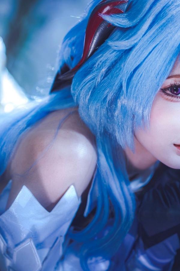 蠢沫沫  蠢沫沫-Ganyu甘雨Cosplay写真 唯美古风仙女角色扮演图集第24张图片