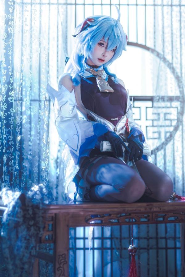 蠢沫沫  蠢沫沫-Ganyu甘雨Cosplay写真 唯美古风仙女角色扮演图集第26张图片