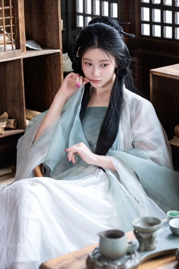   年年 - 浣溪沙 古风薄纱大尺度私房写真 极品女神性感诱惑第11张图片