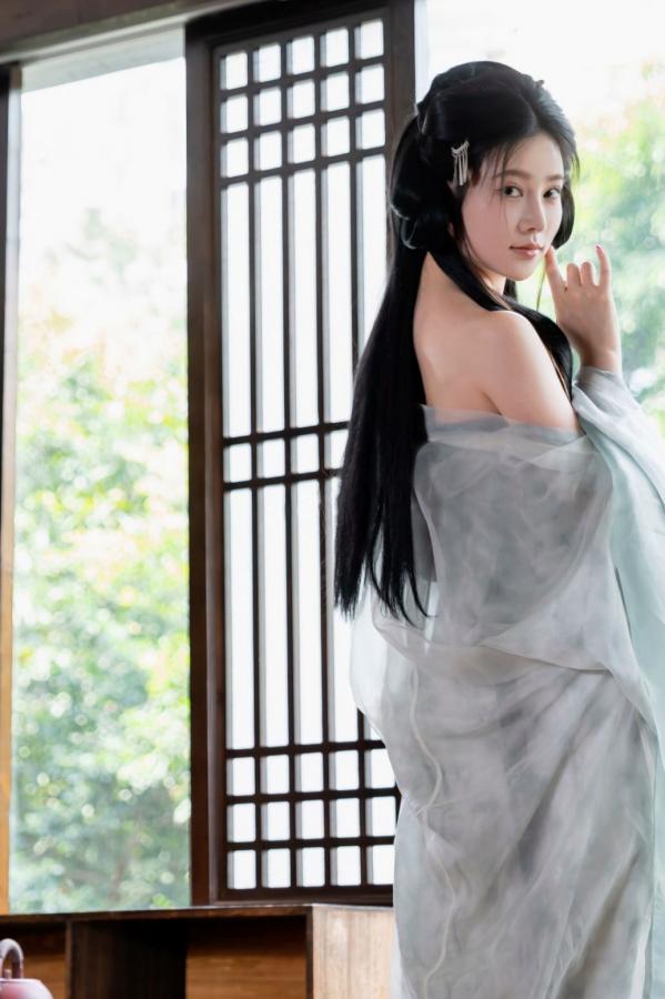   年年 - 浣溪沙 古风薄纱大尺度私房写真 极品女神性感诱惑第15张图片