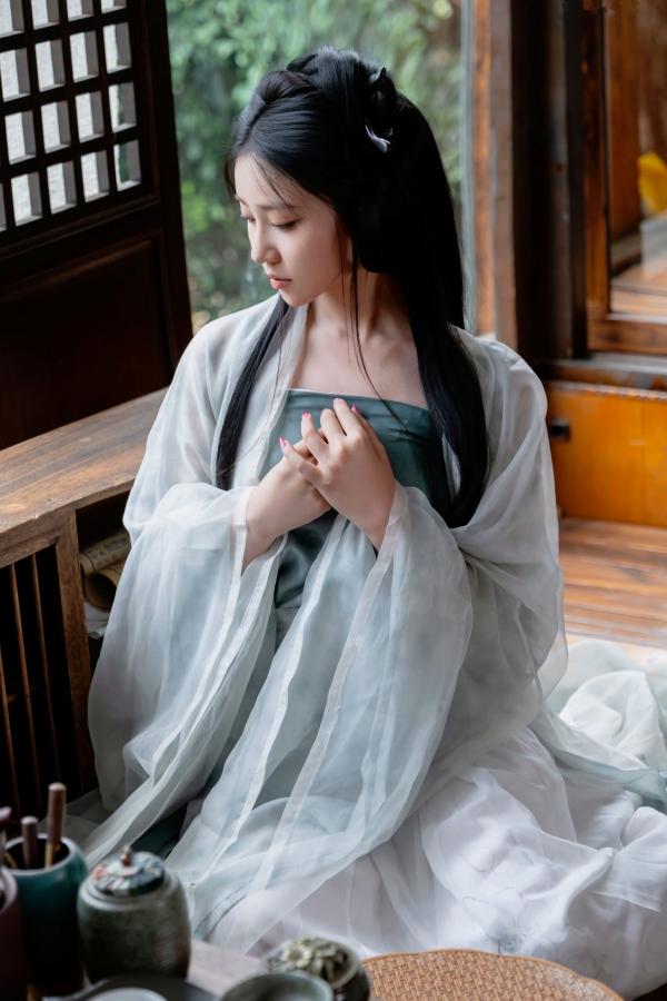   年年 - 浣溪沙 古风薄纱大尺度私房写真 极品女神性感诱惑第27张图片